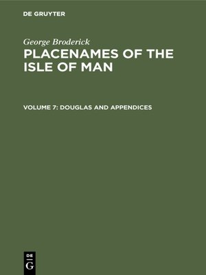 cover image of Douglas and Appendices